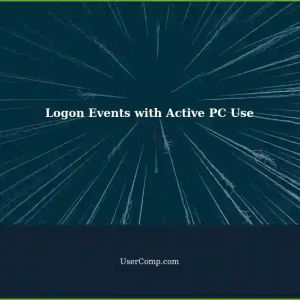 Troubleshooting Unexpected Logon Events While Using a PC