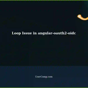 Token Not Generated: Loop Issue in angular-oauth2-oidc