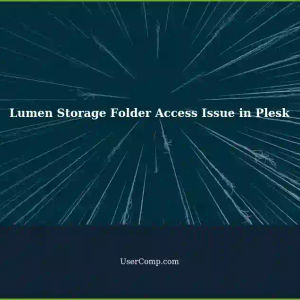 Laravel Lumen: Storage/public Folder Not Accessible in Plesk