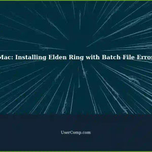 Error Installing Elden Ring on Mac using Batch File