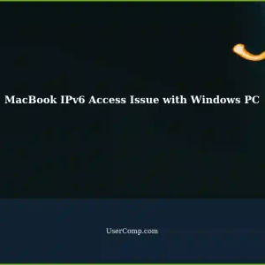 Can't MacBook Access IPv6 Address on Windows PC?