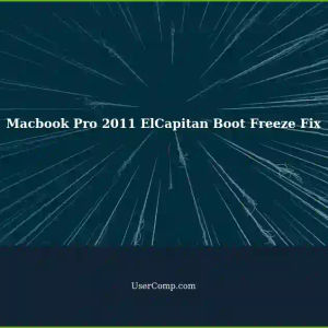 Macbook Pro 2011 (Early) - ElCapitan (OS X 10.11.6) Boot Freeze Last Step (Black Screen) - Fixing Dedicated GPU
