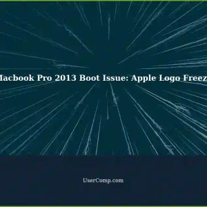 Macbook Pro 2013: Abnormal Boot - Apple Logo Appears, Freezes During Startup