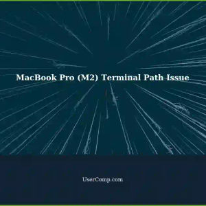 Terminal Not Working: Setting Path on MacBook Pro (M2) - Fix?