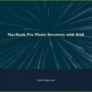 Recovering Photos from a MacBook Pro Hard Drive using Recovered Data Service and RAR compressed archive files
