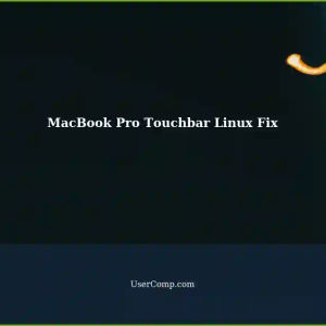 MacBook Pro (14,22017) Touchbar Not Working: A Linux Solution