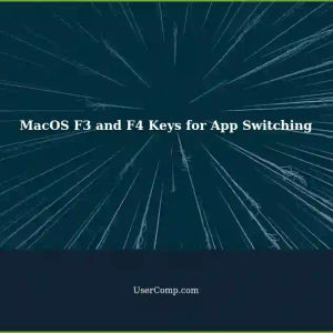Mastering MacOS Command-Tab Switch: F3 and F4 Keys