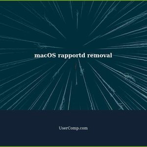 What is macOS rapportd and how to remove it