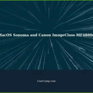 Can't Get MacOS Sonoma 14.4.1 to Recognize Canon ImageClass MF4880d Wall-in-One Printer/Scanner/Fax