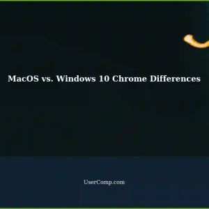 Why Doesn't Chrome on MacOS Match Windows 10 Chrome OS?