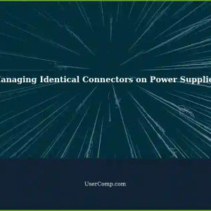 Identifying and Managing Multiple Identical Connectors on Power Supplies