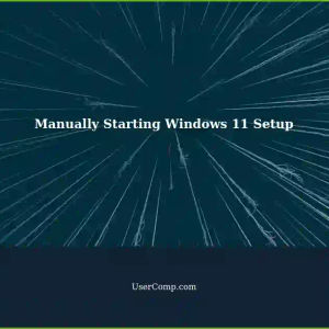 Manually Starting the 'Welcome Experience' and 'Let's Finish Setting This Device' in Windows 11
