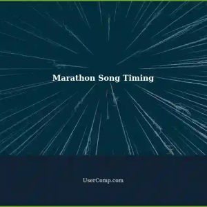 Exact Timing for Playing Songs During a Marathon