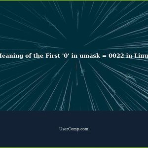 Understanding the Meaning of the First '0' in umask = 0022 in Linux