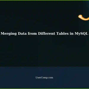 Combining Tables in MySQL: Merging Data from Different Tables
