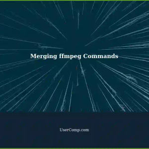 Merging Multiple ffmpeg Commands: A Quick Script Approach