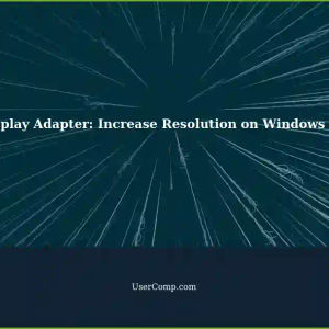 Increasing Display Resolution with Microsoft Basic Display Adapter on Windows Server 2019 (AMD Drivers)
