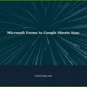 Syncing Microsoft Form Responses with Google Sheets: A Solution