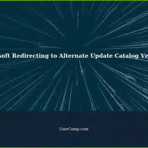 Microsoft Site Redirecting to Alternate Language Versions of Update Catalog
