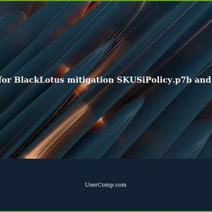 Does the Microsoft update for BlackLotus mitigation SKUSiPolicy.p7b require Memory Integrity to be on and working in the Security Center?