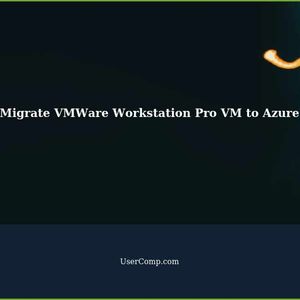 Direct path to migrate VMWare Workstation Pro VM to Azure