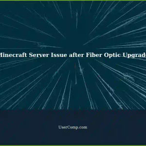 Minecraft Server Not Accessible After Fiber Optic Upgrade with Optimum