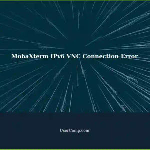 MobaXterm and Raspberry Pi: Unable to Connect to IPv6 VNC Host