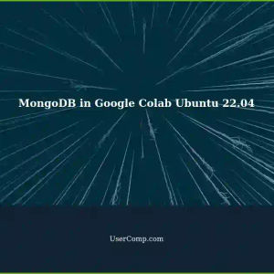 Installing MongoDB in Google Colab with New Ubuntu 22.04 Update