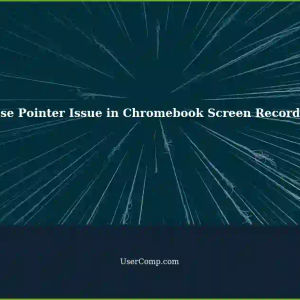 Mouse Pointer Misalignment in Screen Recordings on Chromebook with External 4K Display