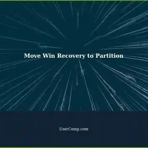 Moving Windows Recovery (C:) to a Recovery Partition