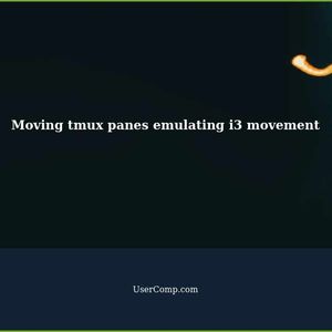 Moving tmux panes emulating i3 movement