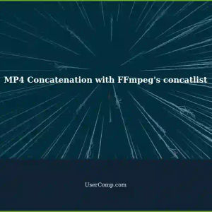 Concatenating MP4 Files: Overcoming Parsing Packet Header Errors with FFmpeg's concatlist