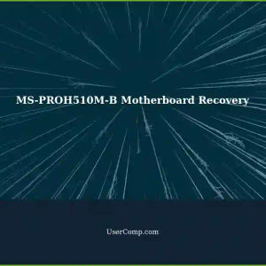 Recovering MS-PROH510M-B Motherboard with One Long Beep and Two Short Beeps