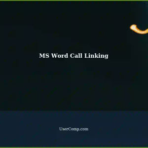 Way Reciprocal Call Linking in MS Word: A Step-by-Step Guide