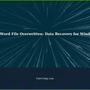 File Mysteriously Overwritten During MS Word Use: Data Recovery for Windows
