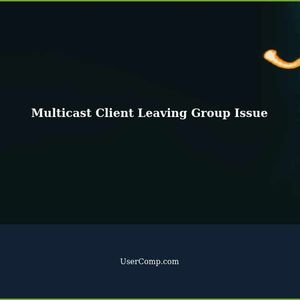 Troubleshooting Multicast Client Leaving Group Every 5 Seconds