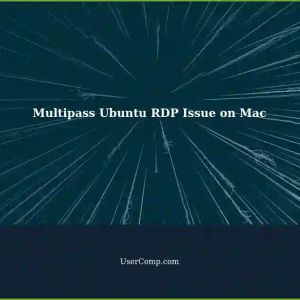 Ubuntu via Multipass on Mac: Unable to Access RDP with XRDP