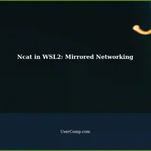 Ncat Inside WSL2 on Windows 11: Mirrored Networking Mode Configuration