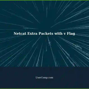 Netcat Sends Extra Packets with v Flag: An Unexpected Behavior