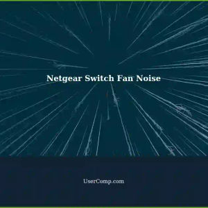 Troubleshooting Netgear JGS516PE Switch Fan Noise