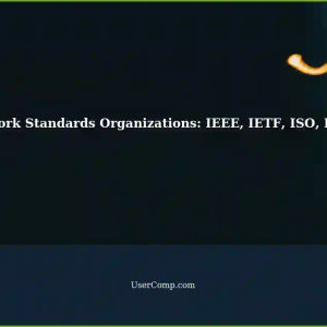 Primary Network Standards Organizations: IEEE, IETF, ISO, ITU-T