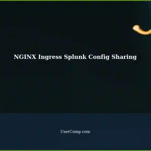 NGINX Ingress Splunk: Sharing Configuration Settings