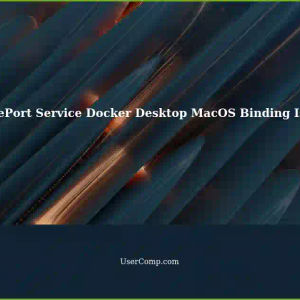 NodePort Service in Docker Desktop on MacOS Not Actually Binding Port?