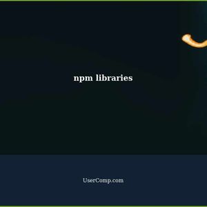 How to use libraries with npm?