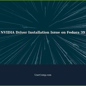 Troubleshooting NVIDIA Driver 535.129.03 Installation Issue on Fedora 39