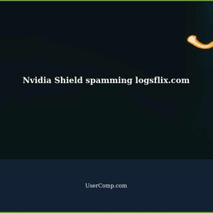 Why is my Nvidia Shield spamming logsflix.com?
