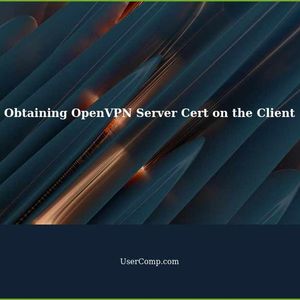 How to Obtain OpenVPN Server Cert on the Client