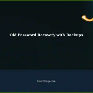 Recovering Old Passwords: Backup in Password Storage Directories