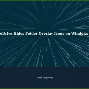 OneDrive Stops Showing Overlay Icons for Folders after Windows 11 Installation