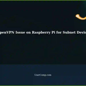 Troubleshooting OpenVPN Connection on Raspberry Pi for Specific Device Subnet